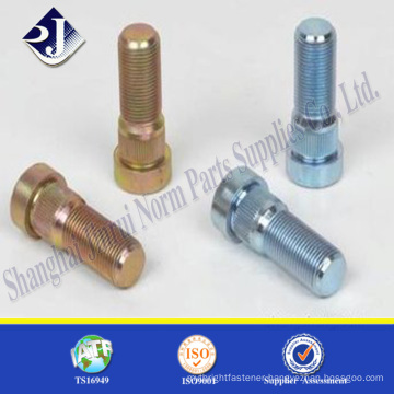 Zinc plated wheel bolt High strength hub wheel bolt Grade 10.9 wheel bolt